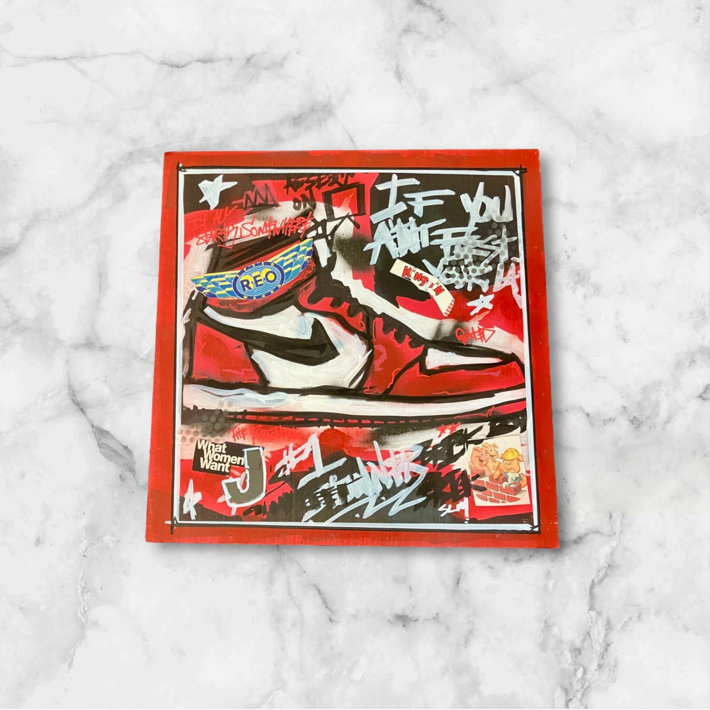 Red Menace 17” x 17” High Gloss Prints