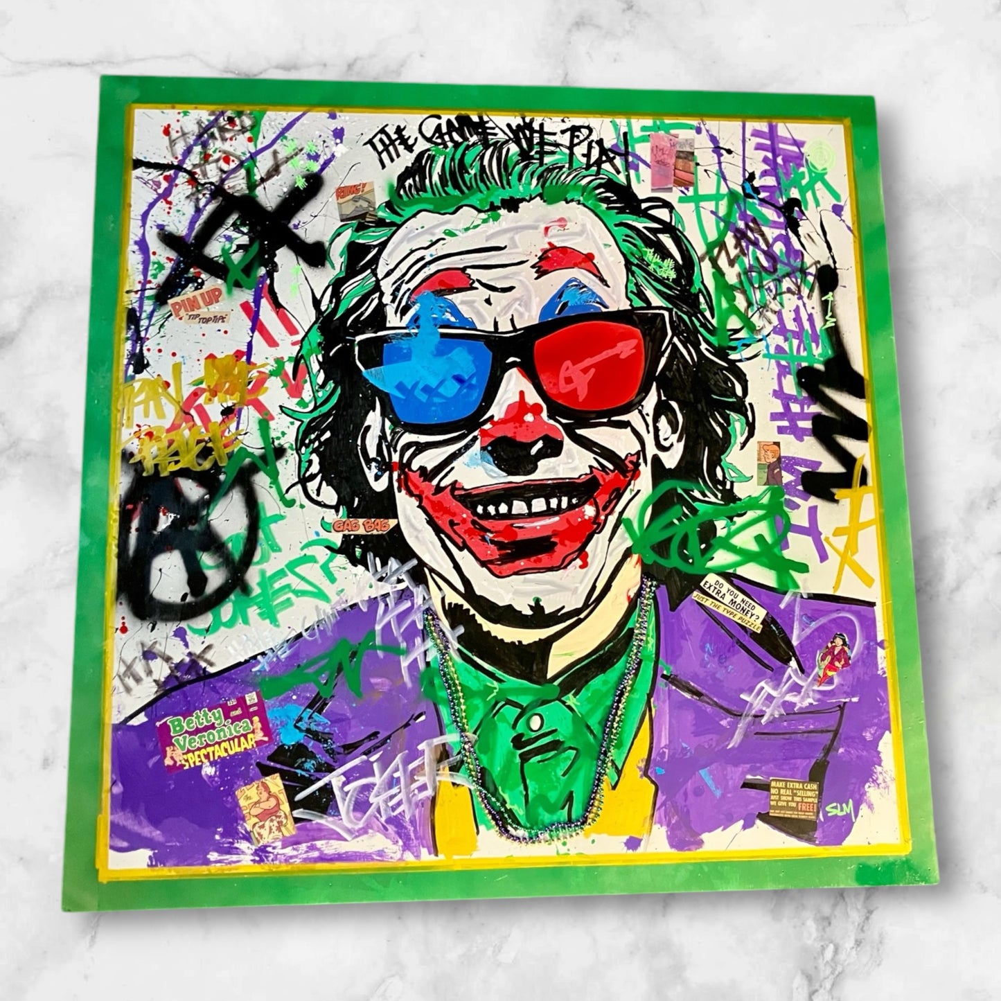 3-Demented Laughs 17” x 17” High Gloss Prints