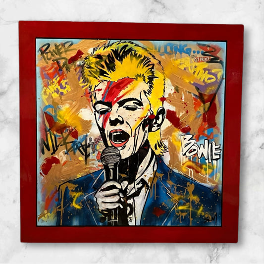 Bowie 16” x 16” High Gloss Prints