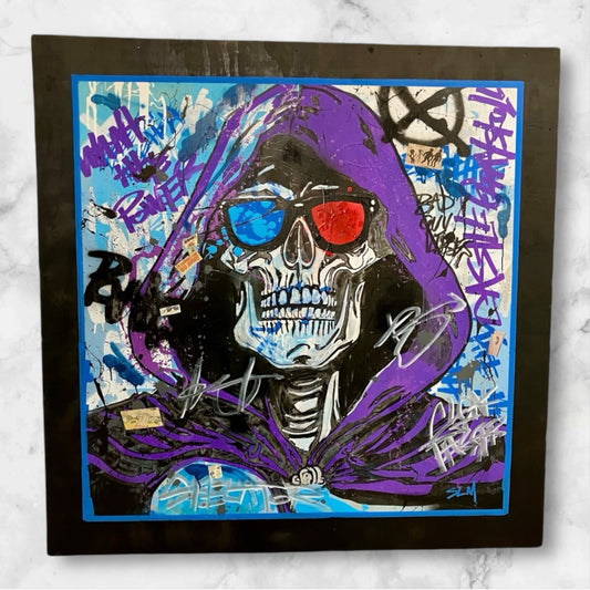 Greyskulls 16” x 16” High Gloss Prints