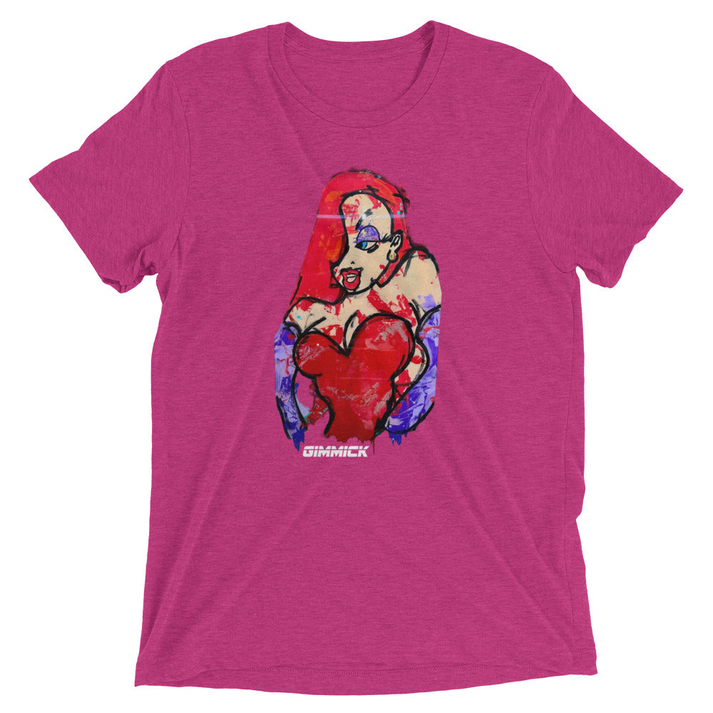 Jessica Rabbit Tri-Blend Short Sleeve T-shirt