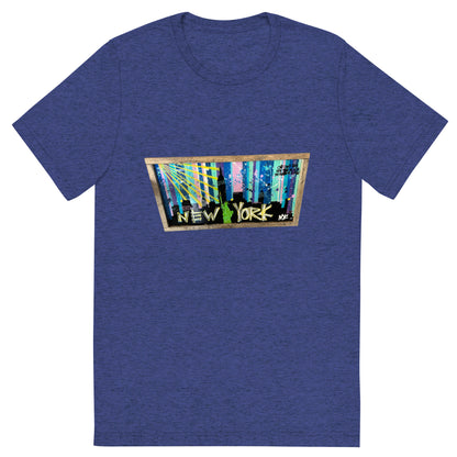 New York Art Short Tri-Blend Short Sleeve T-shirt