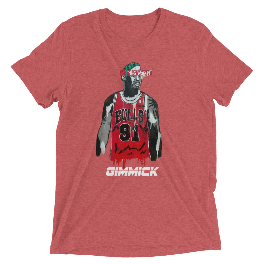 Rodman "The Worm" Tri-Blend Short Sleeve T-shirt