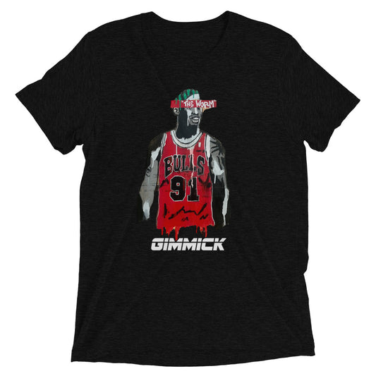 Rodman "The Worm" Tri-Blend Short Sleeve T-shirt