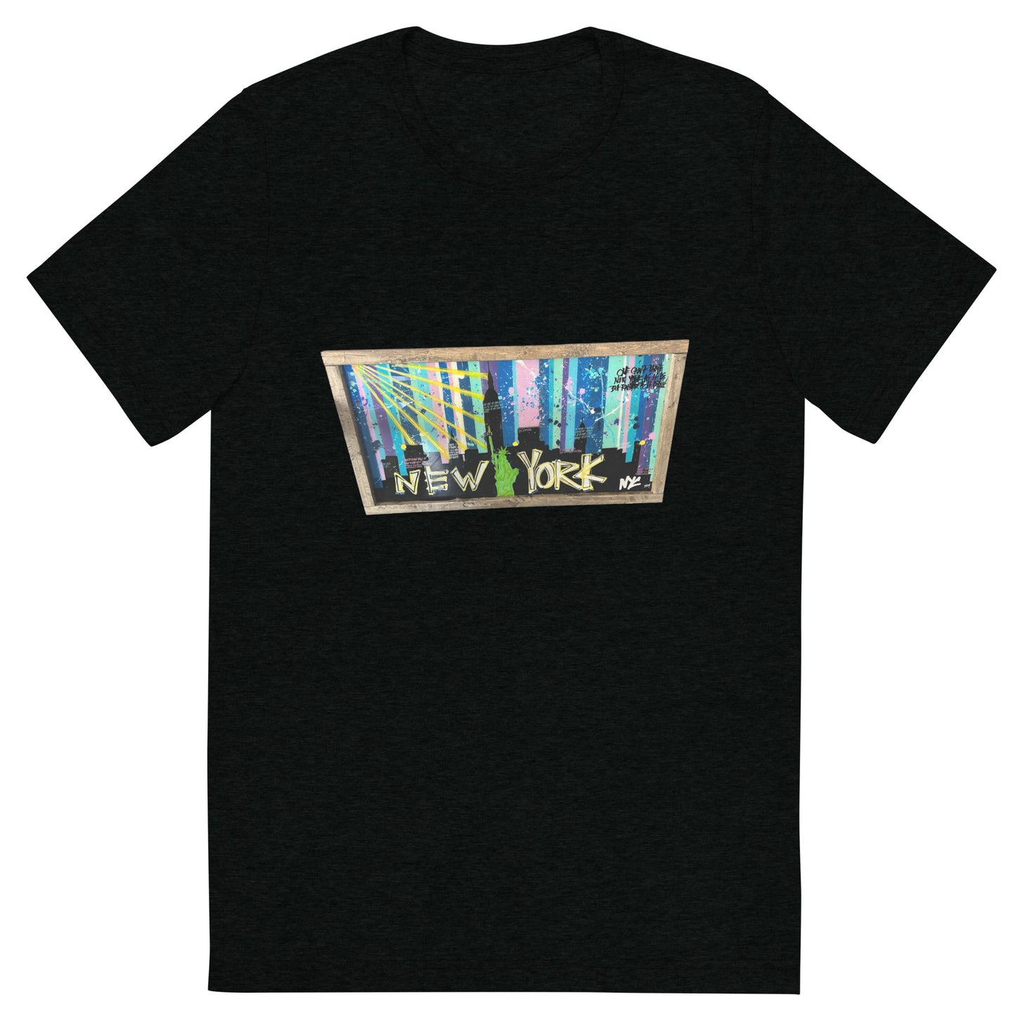 New York Art Short Tri-Blend Short Sleeve T-shirt