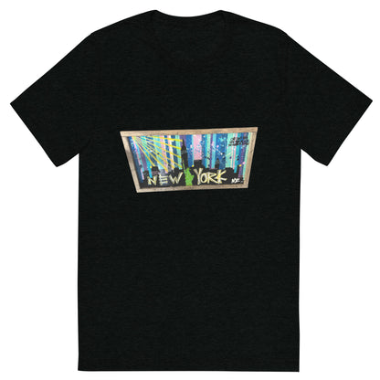 New York Art Short Tri-Blend Short Sleeve T-shirt