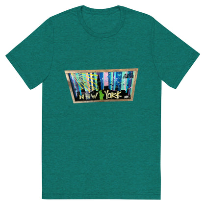 New York Art Short Tri-Blend Short Sleeve T-shirt