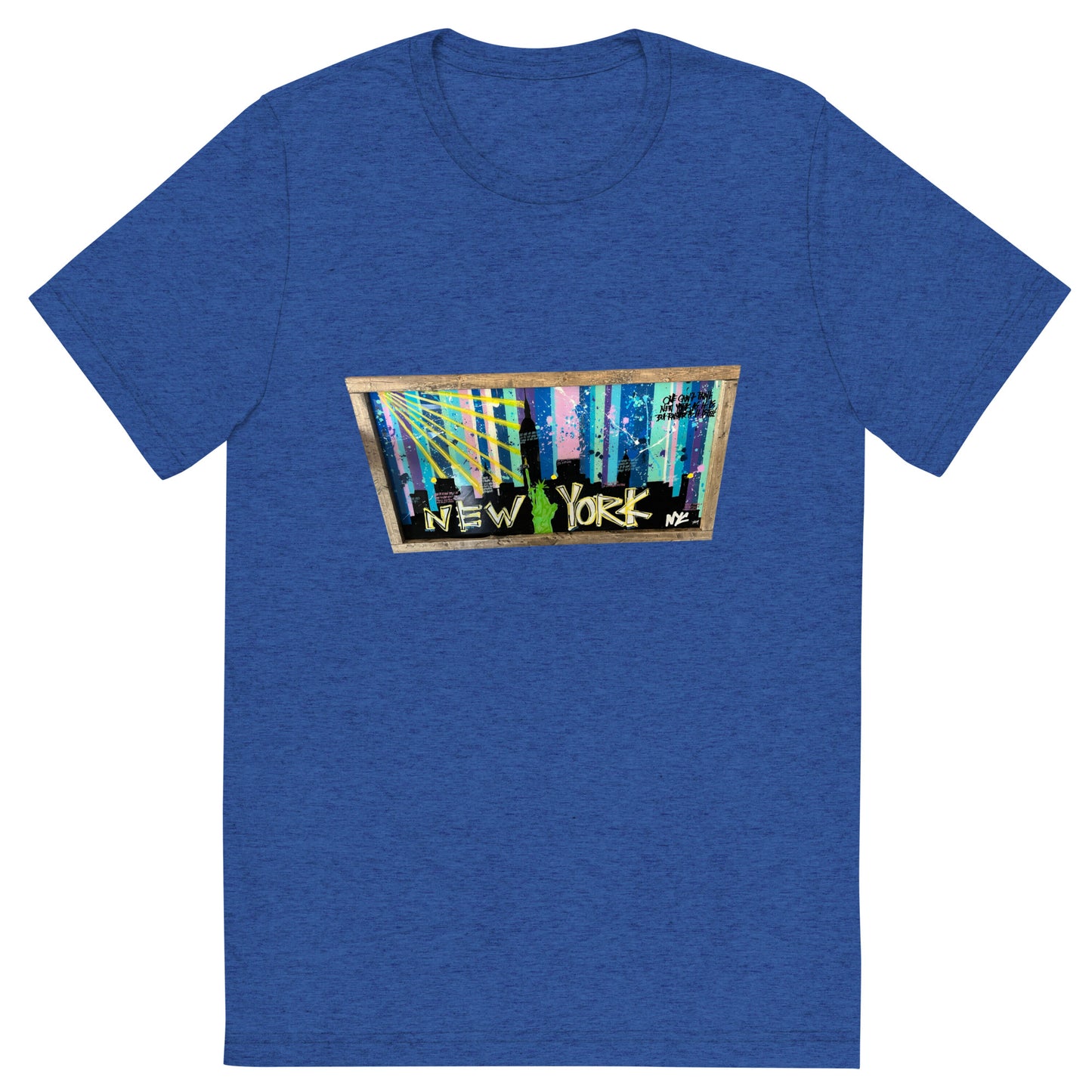 New York Art Short Tri-Blend Short Sleeve T-shirt